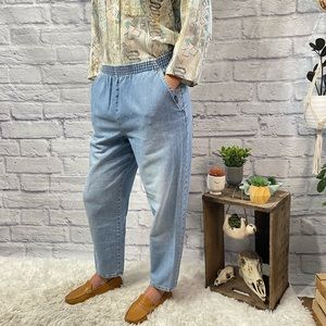 1980's Elastic Waist Chic Jeans